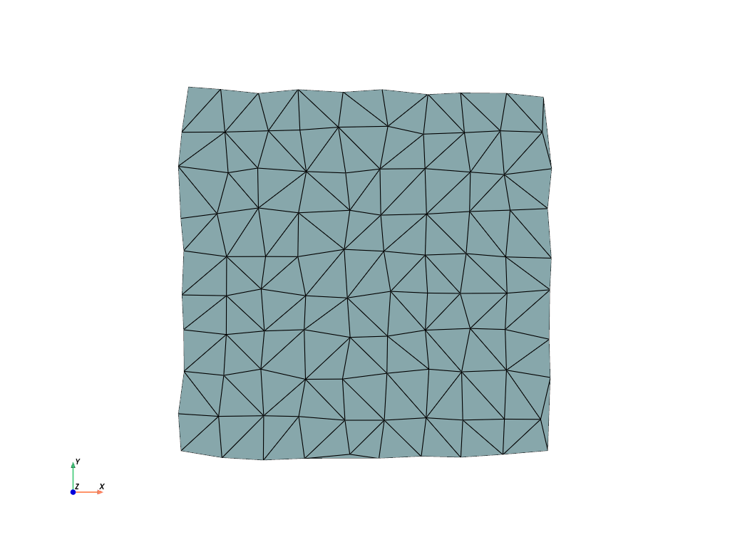 d create tri surface