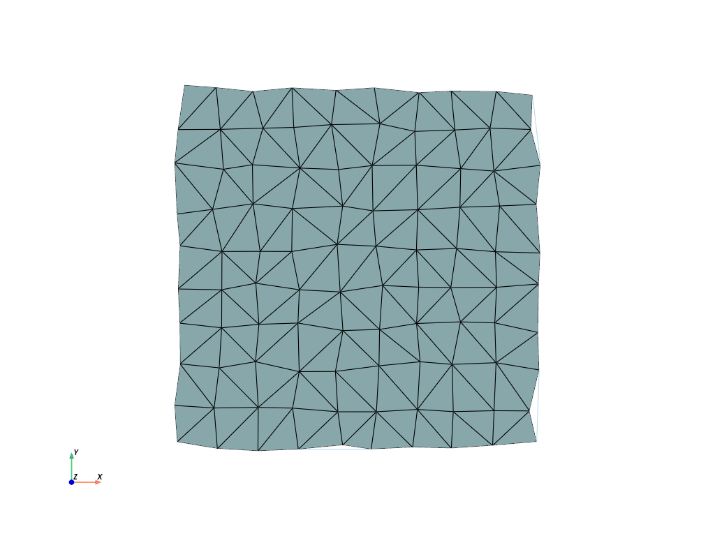 d create tri surface